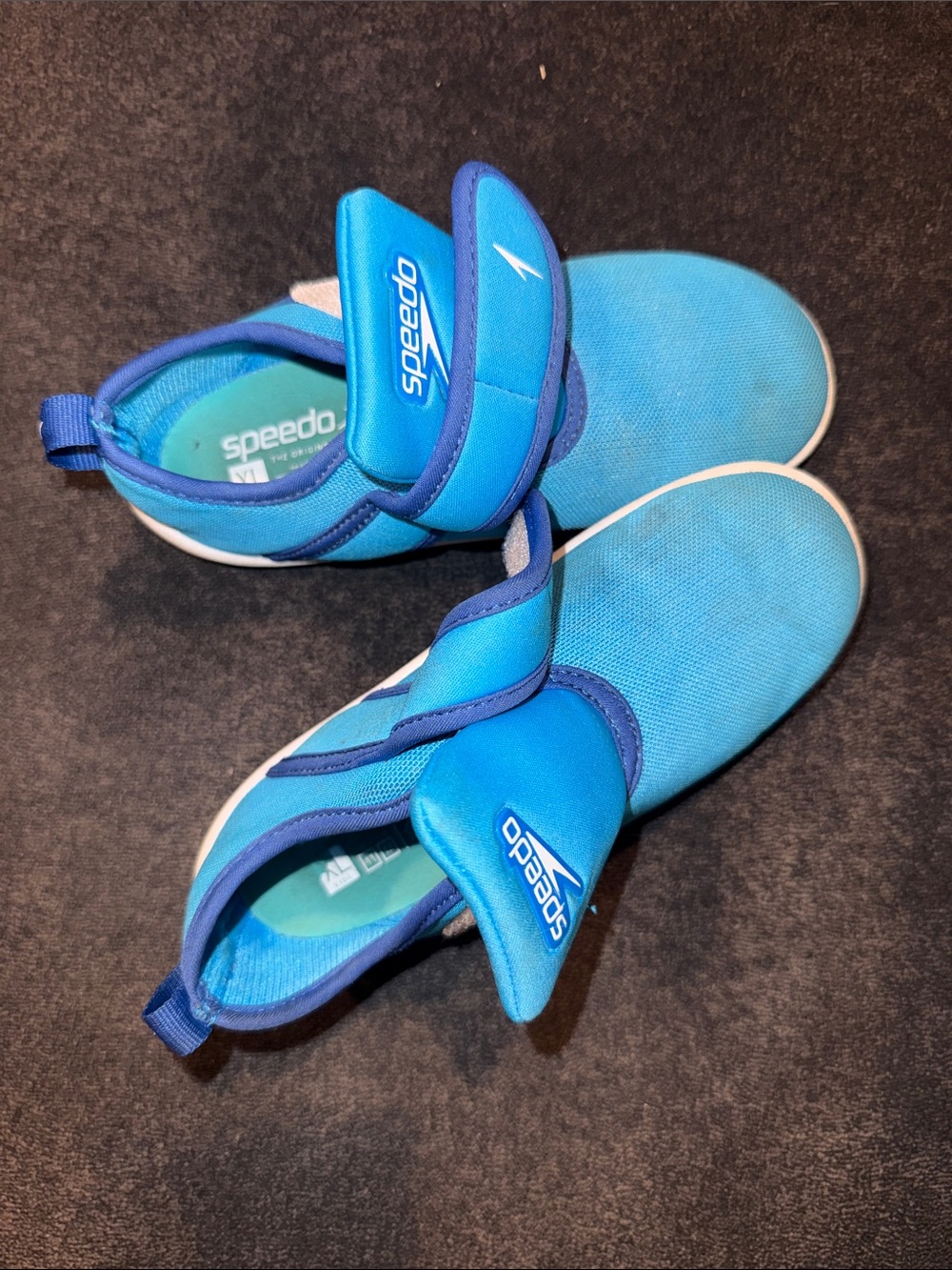 Speedo Kids Bright Blue Hook-and-Loop Water Shoes